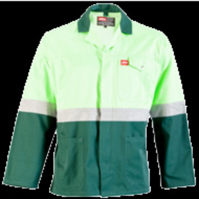 Work Wear Jacket With Reflective Style 205 Green and Light Green